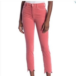MOTHER Denim High Waisted Looker Ankle Chew